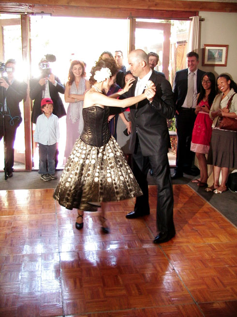tango themed wedding favors